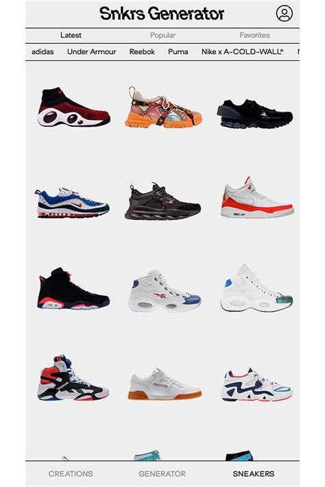 sneaker generator